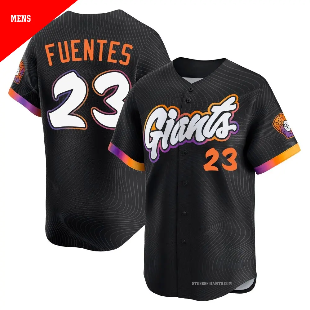 Men's ＃23 Tito Fuentes San Francisco Giants Anthracite Limited 2025 City Connect Jersey