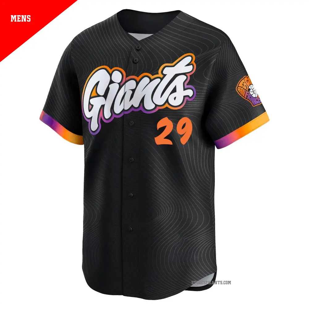 Men's #29 Luis Matos San Francisco Giants Anthracite Limited 2025
