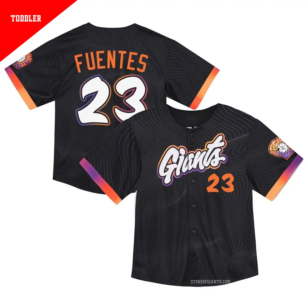 Toddler ＃23 Tito Fuentes San Francisco Giants Anthracite Limited 2025 City Connect Jersey