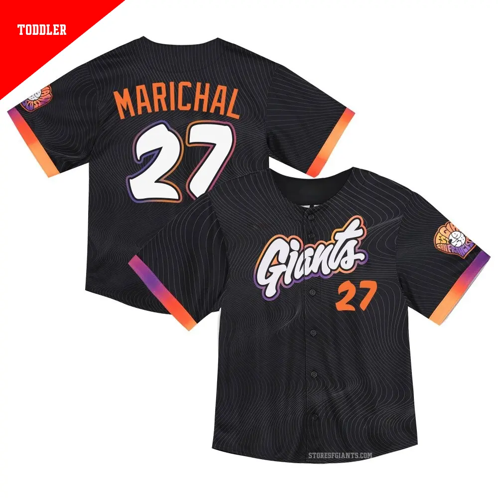 Toddler ＃27 Juan Marichal San Francisco Giants Anthracite Limited 2025 City Connect Jersey