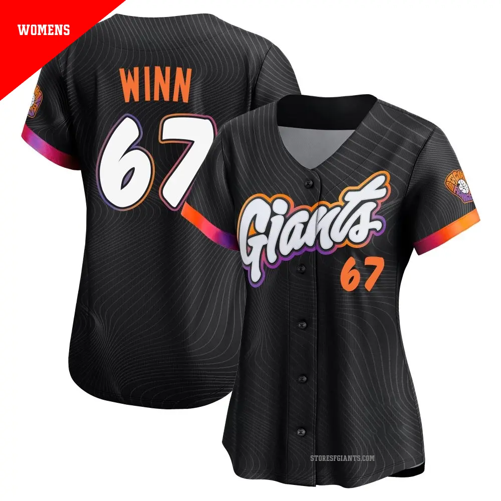 Women's ＃67 Keaton Winn San Francisco Giants Anthracite Limited 2025 City Connect Jersey