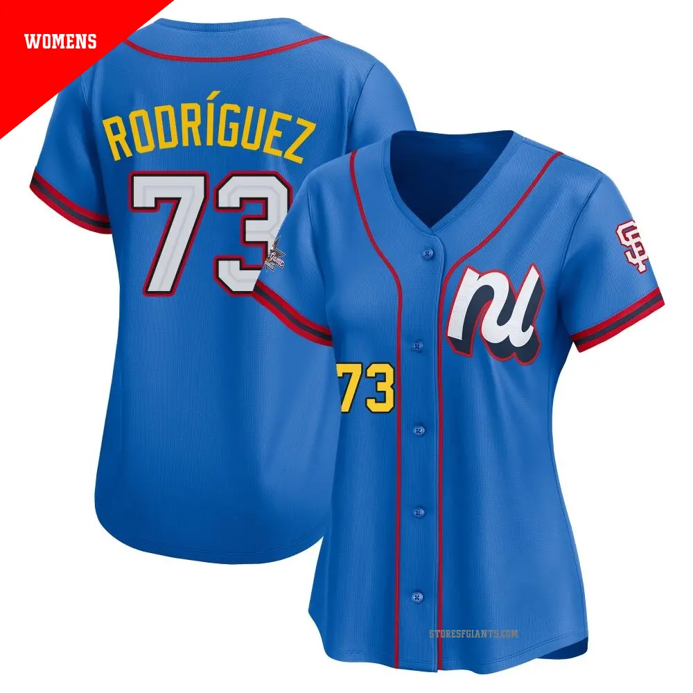 Women's ＃73 Randy Rodriguez San Francisco Giants Blue Limited National League 2025 All-Star Edition Jersey