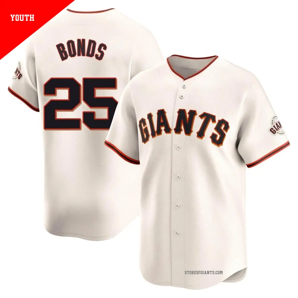 GIANTS BONDS 25 ユニフォーム Men's #25 Barry Bonds San Francisco Giants Anthracite Limited 2025