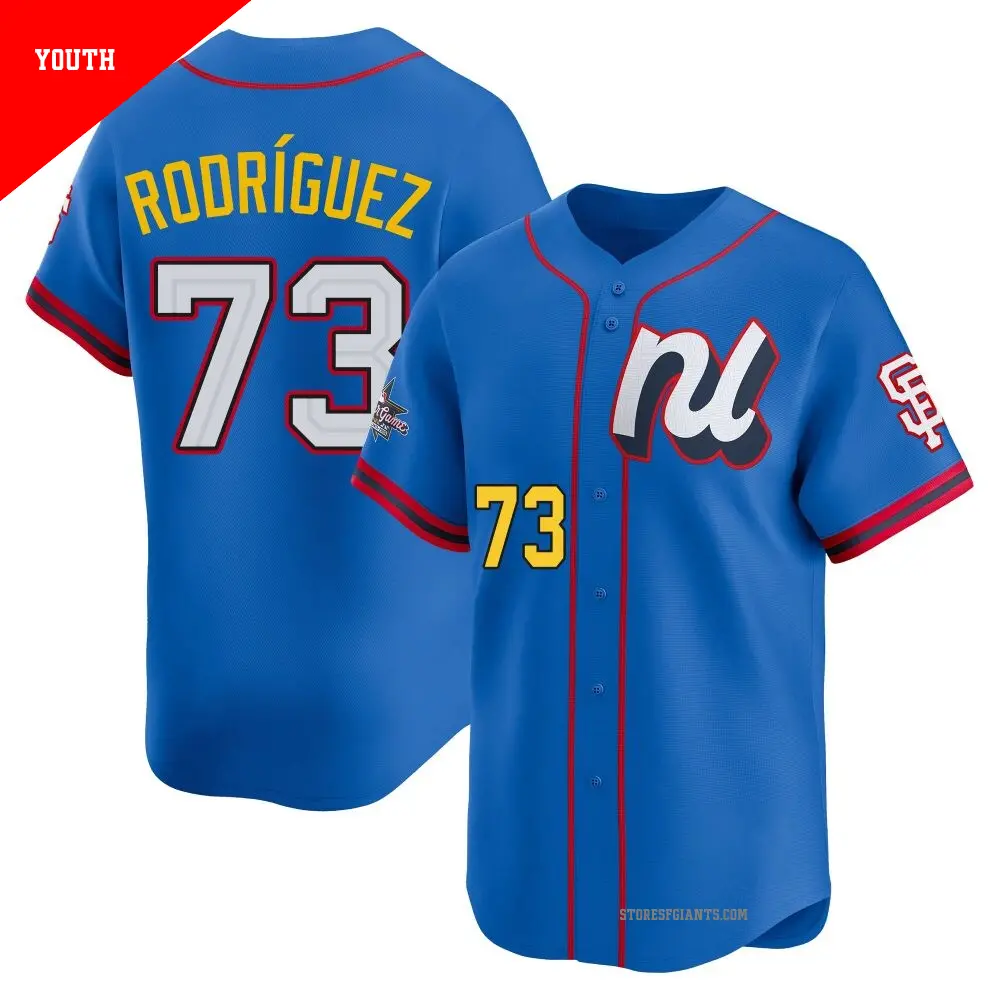 Youth ＃73 Randy Rodriguez San Francisco Giants Blue Limited National League 2025 All-Star Edition Jersey